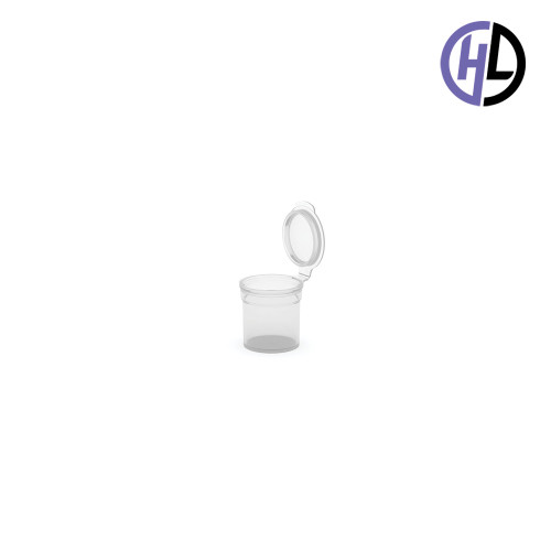 Hinged-Lid Containers – 2524 – Flip Top Vials – 25mm Diameter