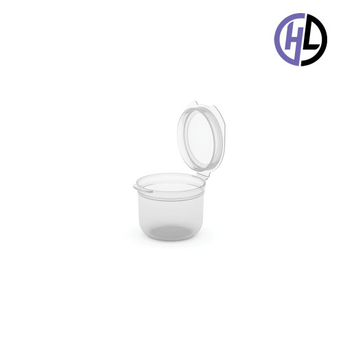 Hinged-Lid Containers – 4127R – Round Bottom Vials – 44mm Diameter