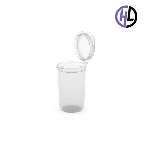 Hinged-Lid Containers – 4134R – Round Bottom Vials – 44mm Diameter