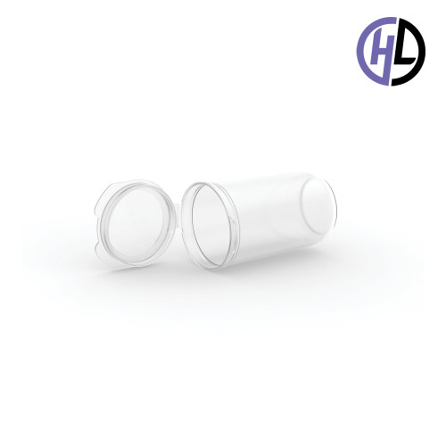 Hinged-Lid Containers – 4134R – Round Bottom Vials – 44mm Diameter