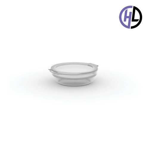 Hinged-Lid Containers – 5121R – Round Bottom Vials – 53mm Diameter