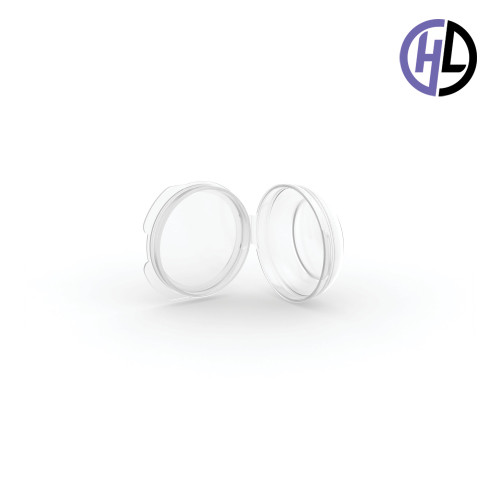 Hinged-Lid Containers – 5121R – Round Bottom Vials – 53mm Diameter