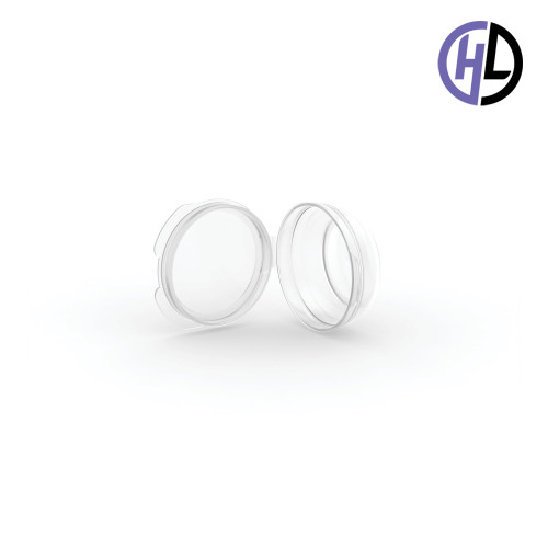 Hinged-Lid Containers – 5122R – Round Bottom Vials – 53mm Diameter