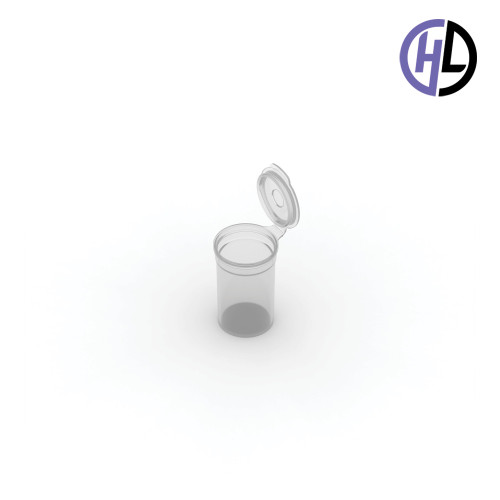 Hinged-Lid Containers – 2528 – Flip Top Vials – 25mm Diameter
