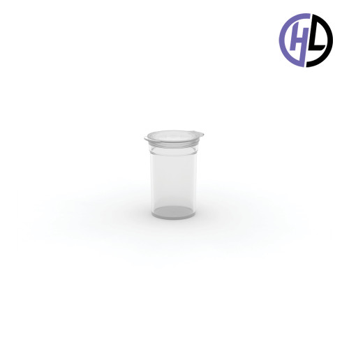 Hinged-Lid Containers – 2528 – Flip Top Vials – 25mm Diameter