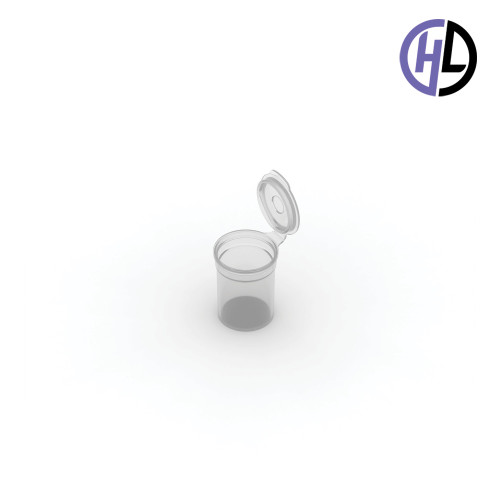 Hinged-Lid Containers – 2526 – Flip Top Vials – 25mm Diameter