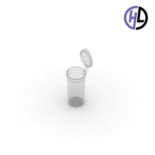 Hinged-Lid Containers – 2530 – Flip Top Vials – 25mm Diameter