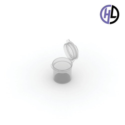 Hinged-Lid Containers – 3125 – Flip Top Vials – 31mm Diameter