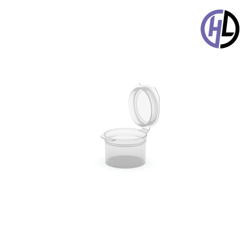 Hinged-Lid Containers – 3624 – Flip Top Vials – 37mm Diameter