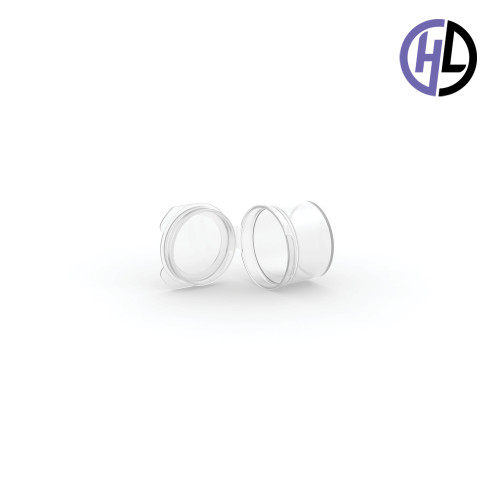 Hinged-Lid Containers – 3624 – Flip Top Vials – 37mm Diameter