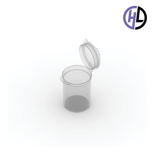Hinged-Lid Containers – 3630 – Flip Top Vials – 37mm Diameter