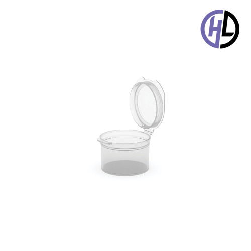 Hinged-Lid Containers – 4125 – Flip Top Vials – 44mm Diameter