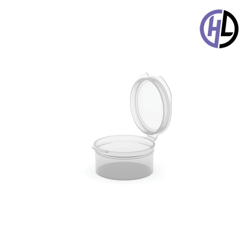 Hinged-Lid Containers – 5124 – Flip Top Vials – 53mm Diameter