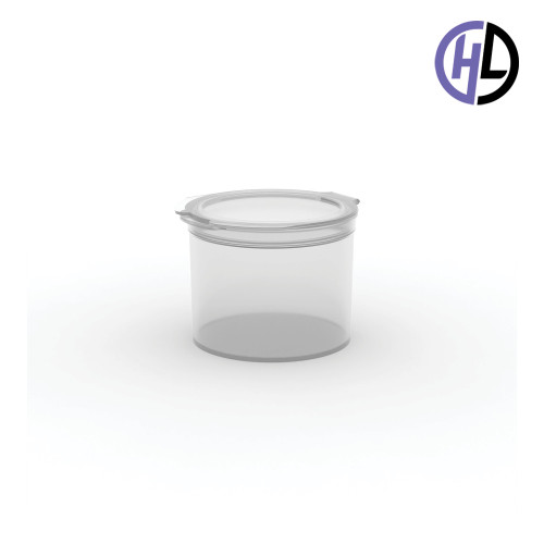 Hinged-Lid Containers – 5129 – Flip Top Vials – 53mm Diameter