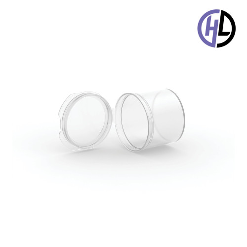 Hinged-Lid Containers – 5129 – Flip Top Vials – 53mm Diameter