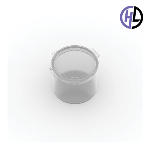 Hinged-Lid Containers – 5129 – Flip Top Vials – 53mm Diameter