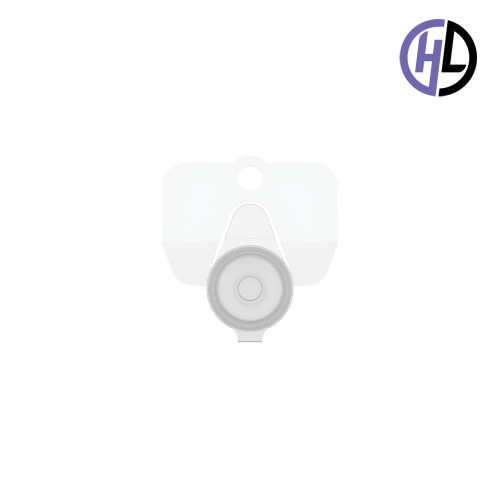 Hinged-Lid | Hang Tab Containers – HL-2521R-HT – Round Vials – 25mm Diameter