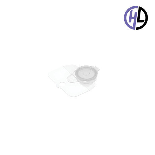 Hinged-Lid | Hang Tab Containers – HL-2521R-HT – Round Vials – 25mm Diameter