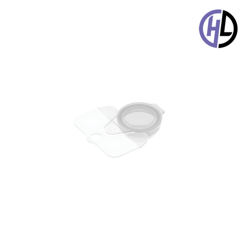 Hinged-Lid | Hang Tab Containers – HL-3121R-HT – Round Vials – 31mm Diameter