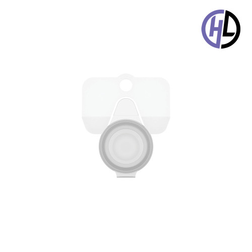 Hinged-Lid | Hang Tab Containers – HL-3121R-HT – Round Vials – 31mm Diameter