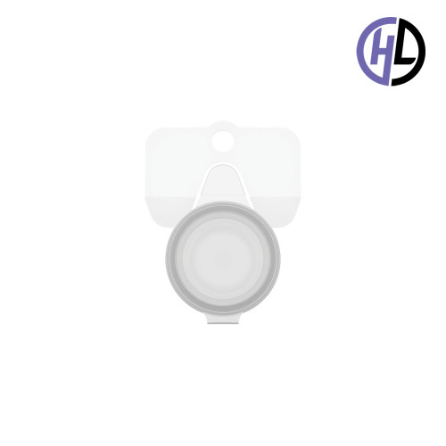 Hinged-Lid | Hang Tab Containers – HL-3621R-HT – Round Vials – 37mm Diameter