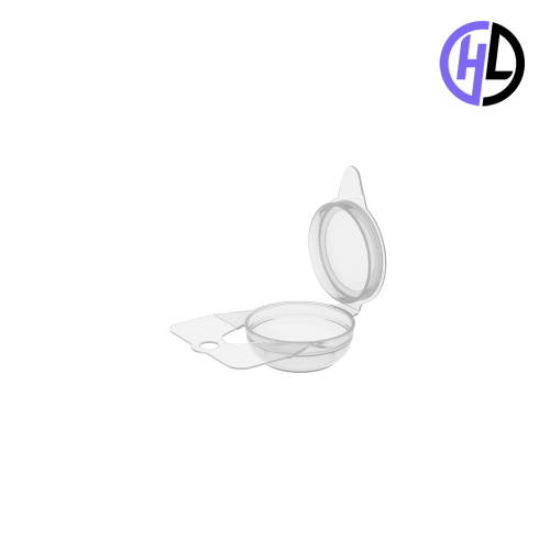 Hinged-Lid | Hang Tab Containers – HL-4121R-HT – Round Vials – 43mm ...