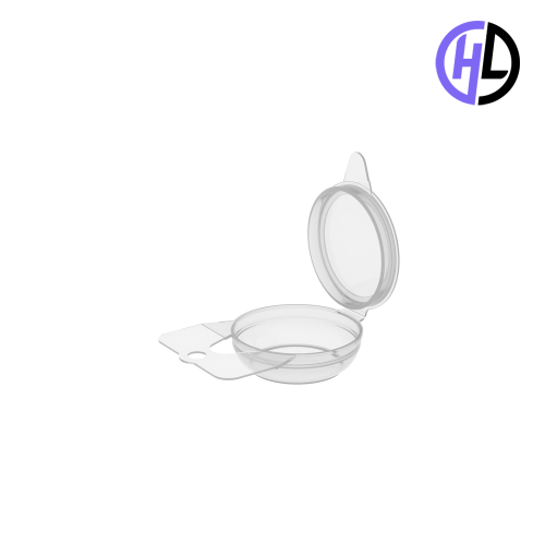 Hinged-Lid | Hang Tab Containers – HL-5121R-HT – Round Vials – 53mm ...