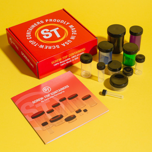 Earthwise Packaging Screw Tops Sample Box