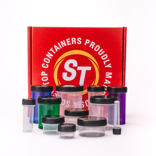 Sample Pack - Screw Top Vials, Bottles, and Containers with Foil Seals